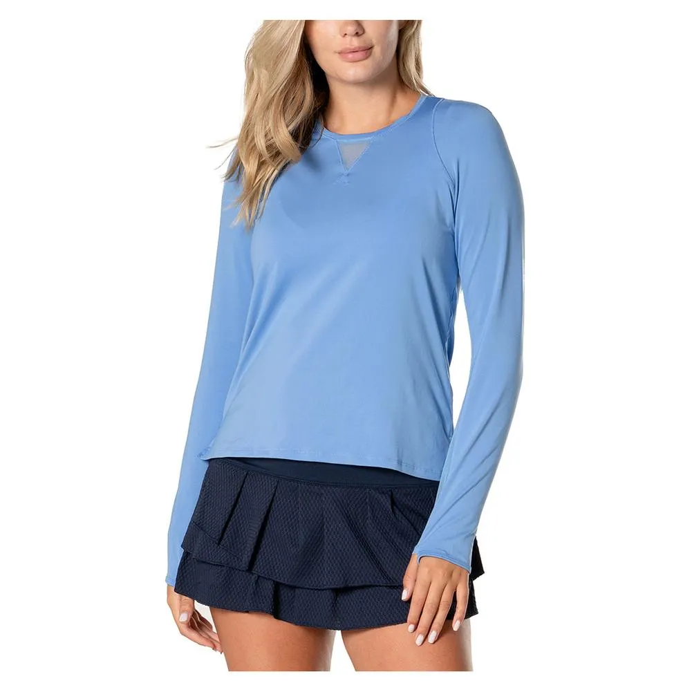 Women`s High Low Breezy Long Sleeve Tennis Top