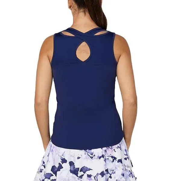 Womens Lilac Dream Tennis Tank Navy