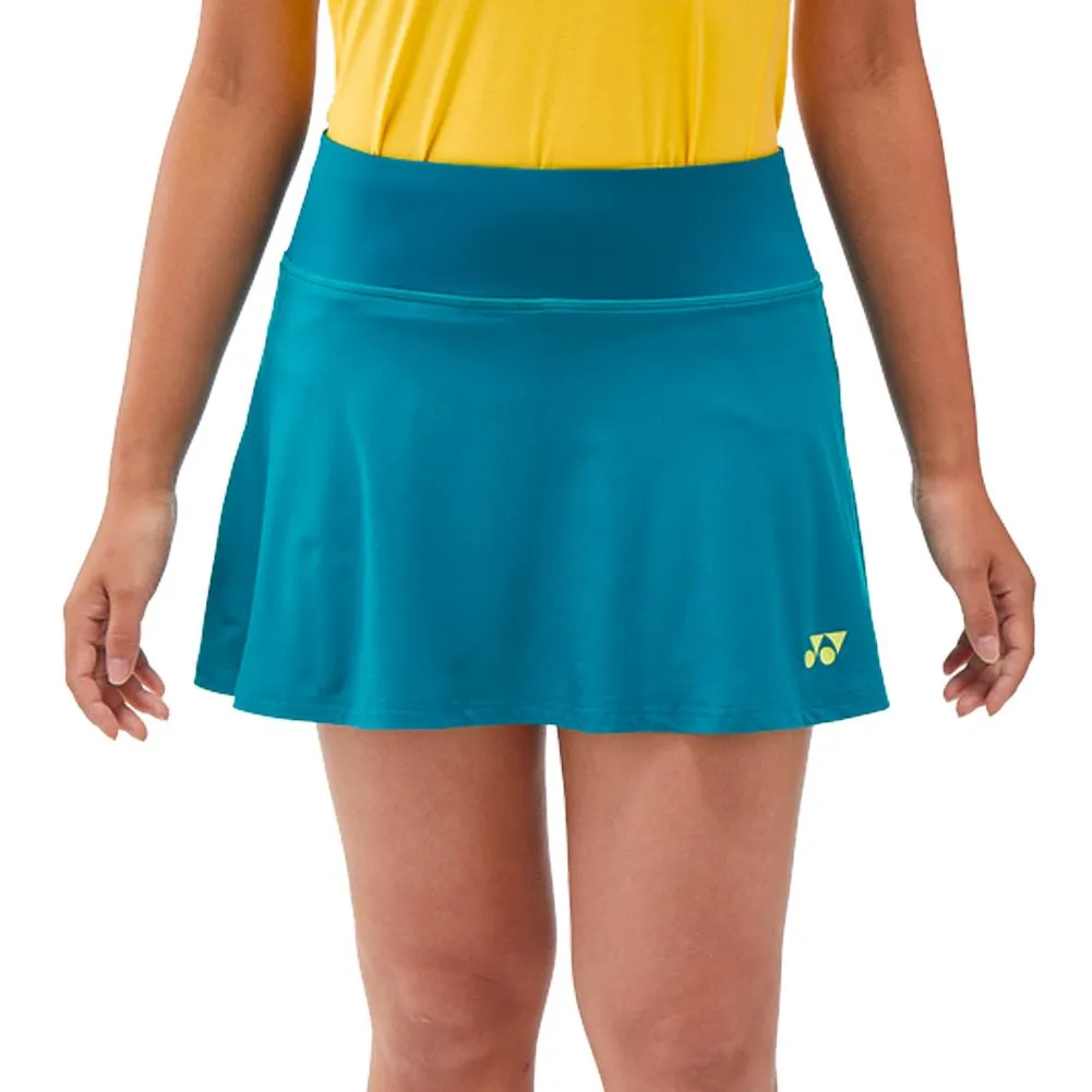 Womens Melbourne Tennis Skort with Inner Shorts Blue Green