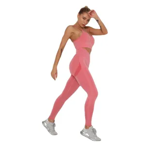 Yoga Set Women Workout Sportswear Gym Clothing Leggings  Bra Sports Suits